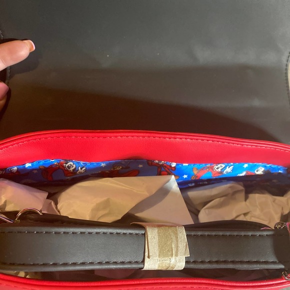 Disney loungefly Fantasia Sorcerer cross body purse bag - Picture 5 of 5